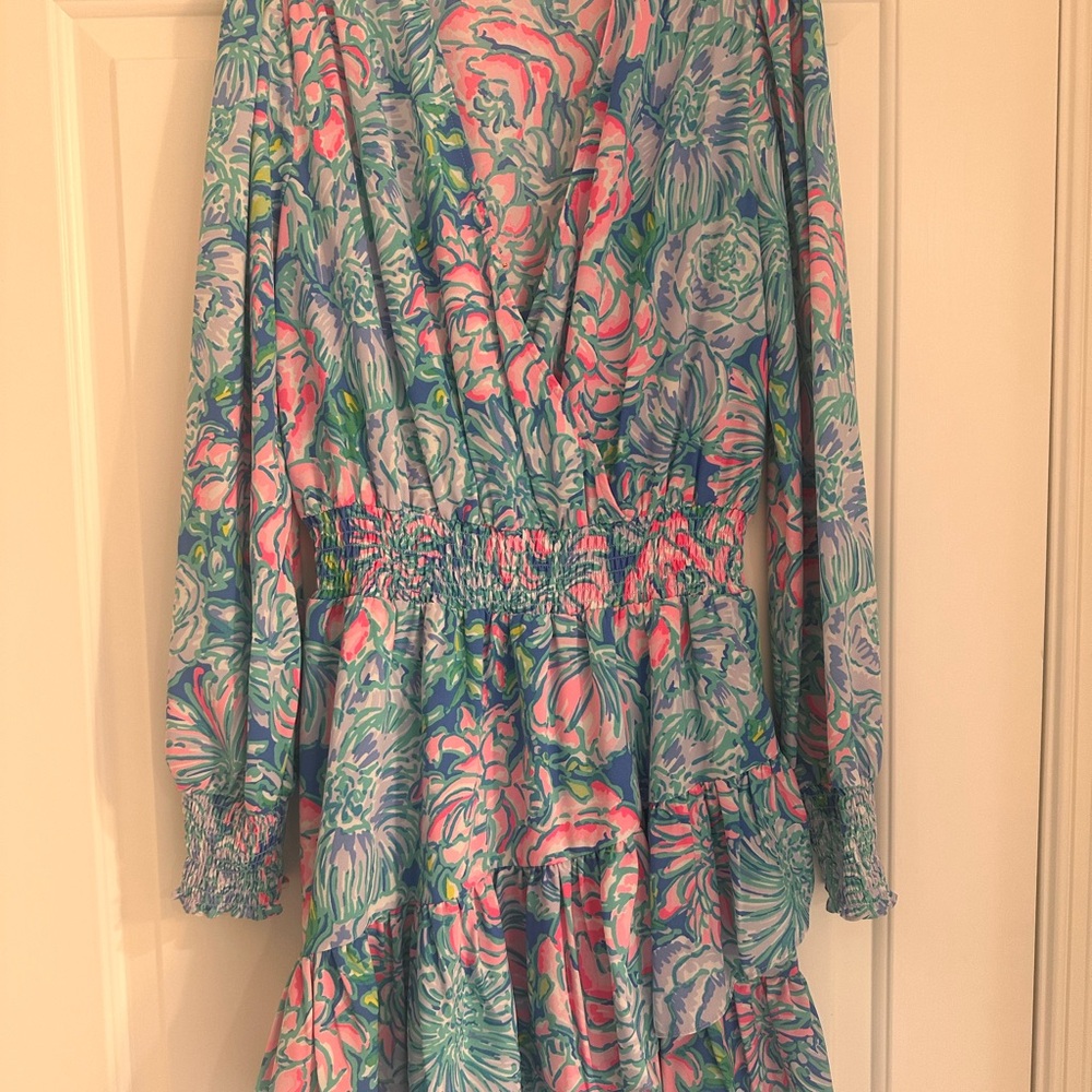 Lilly Pulitzer Christiana Smocked Dress - Picture 3 of 5